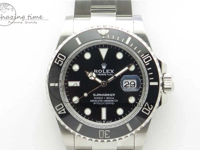 126610 Steel LN ‘Green 1:1 904L Best Maker’ Edition 41mm Submariner A2824 0311